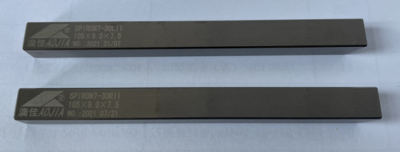 Utensili per il taglio d'argento del carburo che macinano alta precisione non rivestita 105×9.0×7.5