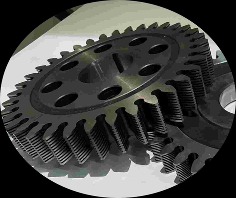 Taglio montato dell'ingranaggio di CNC del modulo nero con il rasoio orlato singolo