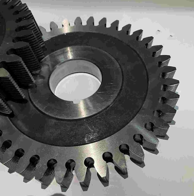 Taglio montato dell'ingranaggio di CNC del modulo nero con il rasoio orlato singolo